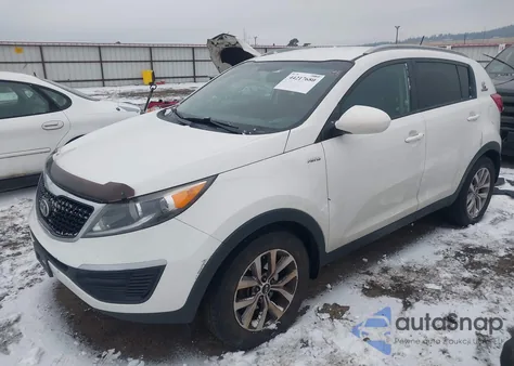 2016 Kia Sportage Lx from USA, damaged, VIN KNDPBCAC6G7798167